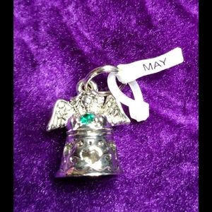 MAY BIRTHSTONE ANGEL CHARM